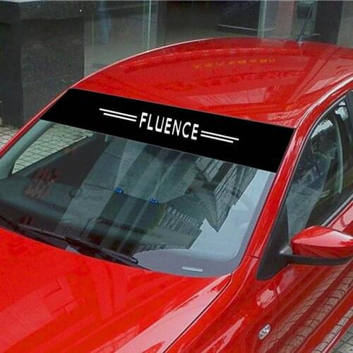 Car Sticker For Renault Fluence Front Rear Windshield Prevent Sunlight Reflection Stickers Decals Styling Parts Accessories