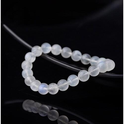 Natural Stone Beaded Bracelets Moonstone Reiki Crystal Labradorite 7 8 9 10mm Beads for Women Men Jewelry Gifts