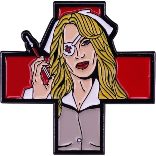 Elle Driver Kill Bill Nurse Brooch Have you always wanted to be a deadly assassin