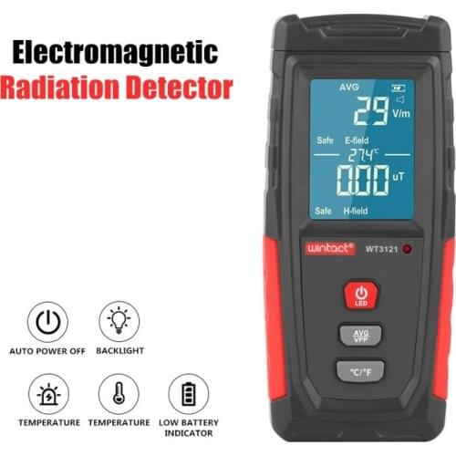 RZ Electromagnetic Field Radiation Detector Tester Emf Meter Rechargeable Handheld Portable Counter Emission Dosimeter
