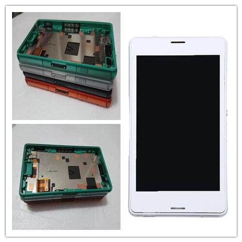 JIEYER 4.6''For SONY Xperia Z3 Compact Display Tested For SONY Xperia Z3 Compact LCD Touch Screen with Frame Z3 Mini D5803 D5833