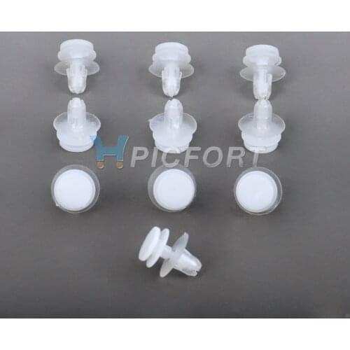 DWCX 10x Nylon Door Panel Push Type Retainer Clips 6505539-AA for Jeep Grand Cherokee 1999 2000 2001 2002 2003 2004 2005 - On