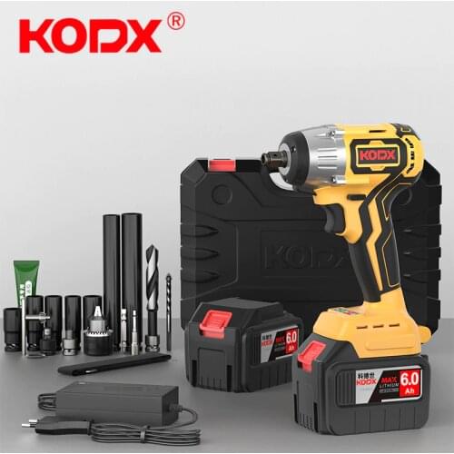 680NM Electric Impact Wrench 21V Brushless Wrench 6000mAh Li-ion Battery Hand Drill Installation Power Tools
