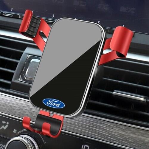 Gravity Car Phone Holder For Car Air Vent Mount Clip For Ford KA C-MAX Expedition Fiesta Ranger Mustang Focus S-MAX Kuga Fusion