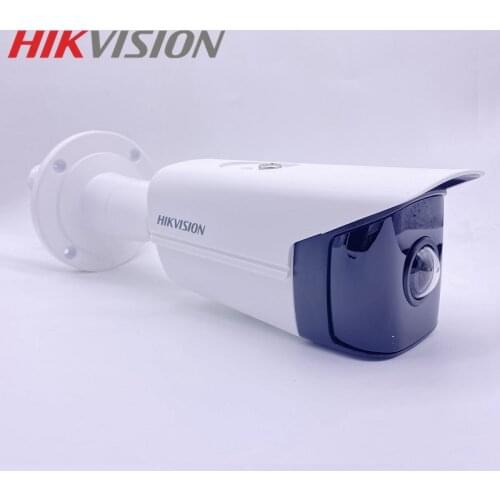 HIKVISION DS-2CD2T45G0P-I 4MP 180° Super Wide Angle Bullet IP Camera Support PoE IR 20M EZVIZ Hik-Connect Upgrade
