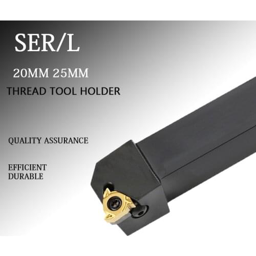 SER SER2020K16 SER2525M16 SER2020K22 SER2525M22 SEL2525M27 SER2525M27 CNC Holder External Thread Holder Rod Use Carbide Inserts