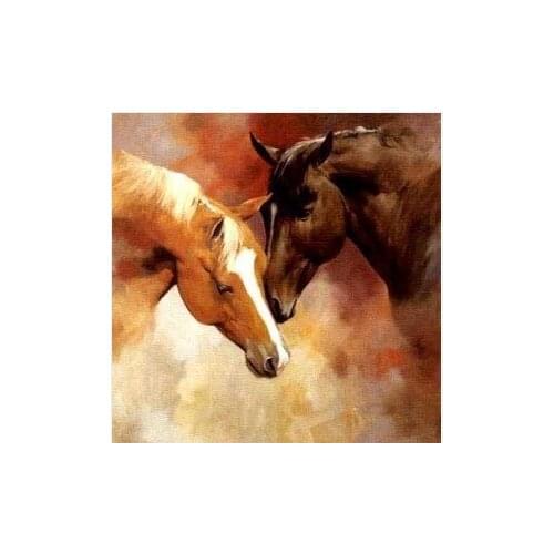 Art OIL PAINTING Art Deco horse