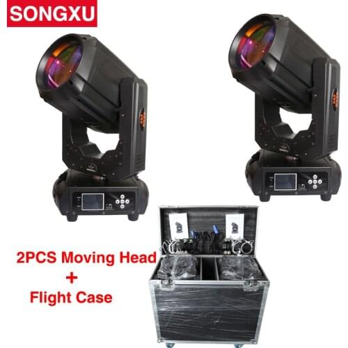 Lyre Road Case Pack 260W 9R Moving Head Light Rainbow Effect with Flight case for DJ Disco Nightclub Stage Light/SX-MH260