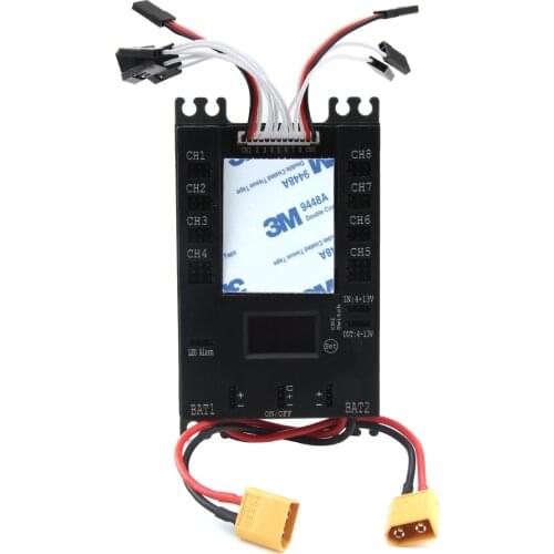 Mini Power DP Pro Mini Servo Section Board 9 Channels Power Box with BEC For Gas Plane