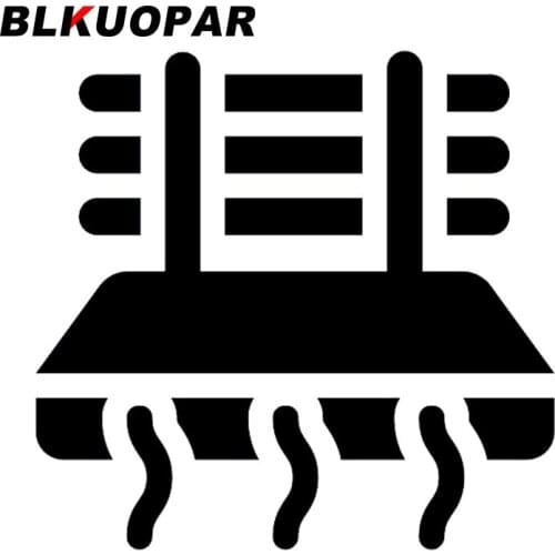 BLKUOPAR for Black Brine Cabin Icon Car Stickers Simple Element Image Decal Trunk Decals Skateboard Occlusion Scratch DIY Decor