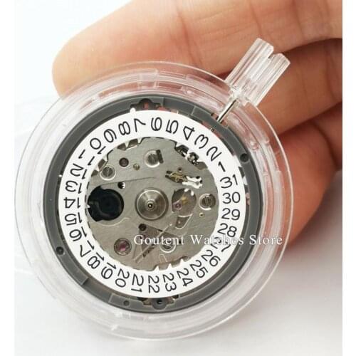 NH35A Automatic Watch Movement High Accuracy Automatic Mechanical Date at 3 o'clock White Date circle