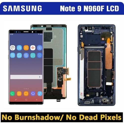 6.4'' Original LCD For Samsung Galaxy Note 9 Lcd Display Touch Screen Digitizer Assembly For Samsung Note9 SM-N960F N9600
