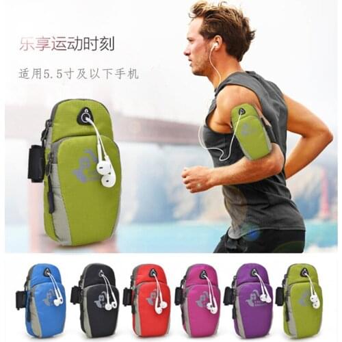 Sport Wrist Bag Arm Bag Waterproof Universal Outdoor Running Riding Arm Band Bag Case For Phone Bag Running Band Gym Pounch Belt