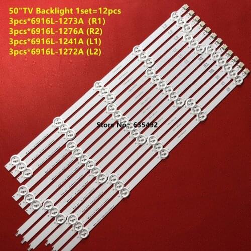 Backlight LED strip Array for 50"ROW 2.1 Rev 0.4 6916L-1273A 6916L-1241A 6916L-1276A 6916L-1272A LG 50LN5400