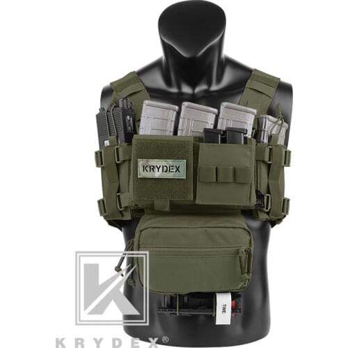 KRYDEX MK3 Tactical Chest Rig Mini Spiritus Airsoft Hunting Vest Ranger Military Tactical Carrier Vest with Magazine Pouch