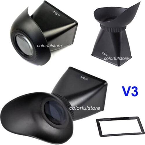 Pro LCD-V3 2.8x Magnification Magnifier Viewfinder Extender Eye Cup Eyecup Hood Holder 3" for Canon EOS 600D Rebel T3i 60D DSLR