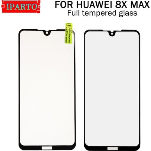 For Huawei 8X MAX Tempered Glass 100% New Color Full Cover Screen Protector Film Guard for 8X MAX There Mobile Phone