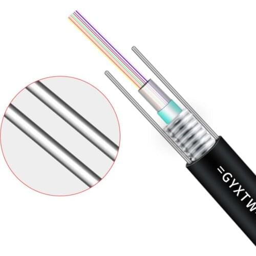 2000M/rull GYXTW-4B1 4Cores 9/125 Single Mode Outdoor Armoured GYXTW FTTH Fiber Optic Cable