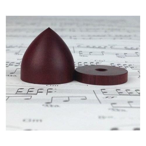 Rosewood Small Size 23mm Speaker Spike For Bookshelf Speaker Amplifier Audio CD Suspension Shackles MATS 4 sets/lot