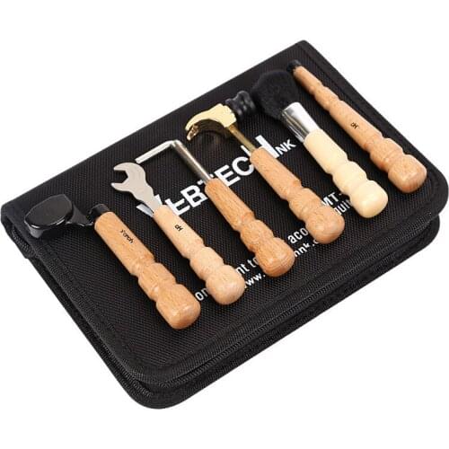 6 pcs Guitar debugging string changing kit taper cleaner brush Guitar tool debugging package high quality