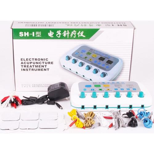 6-channel output electroacupuncture treatment instrument EMS muscle stimulator acupuncture therapy massager relieve pain