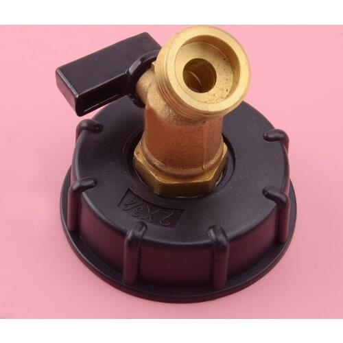 Water Tank Adapter Fit For 275-330 Gallon IBC Tote 2" Brass Hose Faucet Valve Tool