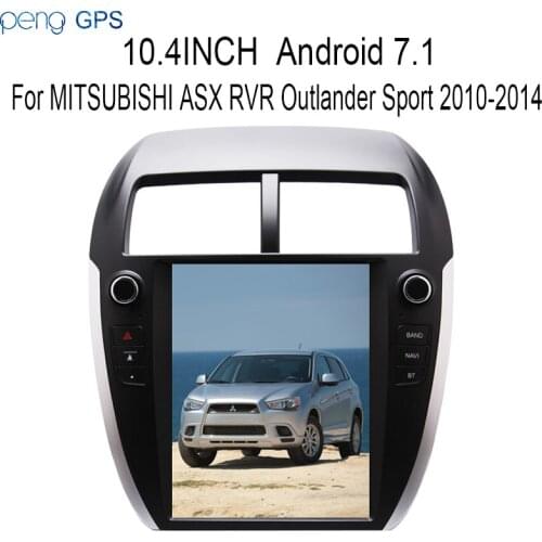 Tesla style Car DVD Player GPS Navigation Android for MITSUBISHI ASX RVR Outlander Sport 2010-14 Stereo Auto Headunit Multimedia
