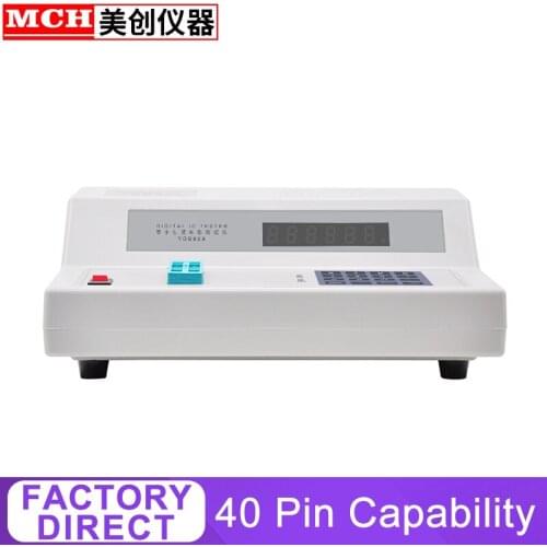 Digital IC Tester measure 2k type devices series TTL 4000 4500 series COMS40 pin capability self diagnosis YBD 868