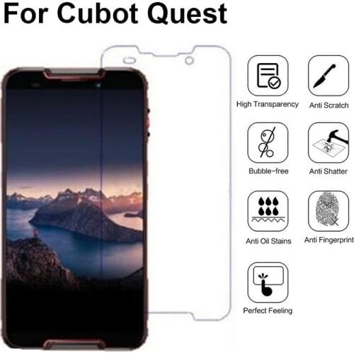 For Cubot Quest Tempered Glass 9H 2.5D Premium Ultra-thin Mobile Phone Front LCD Film For Cubot Quest 5.5 inch Screen Protector
