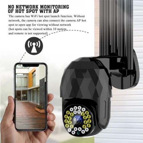 Maytir Home Security WiFi Camera 1080 P HD Remote IR Night Vision Camera Smart Motion Detection Camera 28 LED Indoor Outdoor
