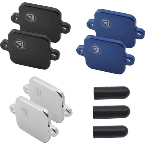 Engine Driven Racing Smog Block off Plates For Kawasaki YZFR1 YZFR6 YZF R1 R6 03-12 FZ1 ZX6RR ZX636 03-08 ZX10R 03-12 ZX14R