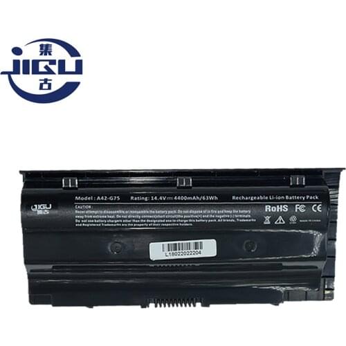 JIGU New 14.4V Replace Laptop Battery A42-G75 For Asus G75V G75 3D G75VW 3D G75 G75VW G75V 3D 8Cells