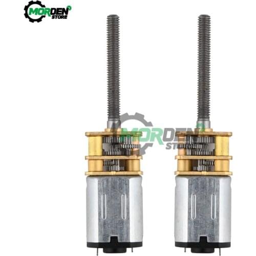 Micro Speed Gear Motor GA12-N20-M3*55 Reduction Gear DC 3V 6V 12V 60 100 150 200 300 400 500 600 1000RPM Metal Gear Wheel