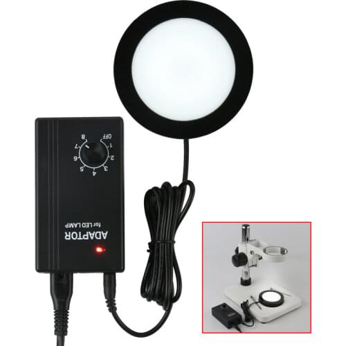 9W Microscope Bottom Supplementary Source Lamp LED Light Lighting For Binocular Trinocular Stereo Digital Video Microscope
