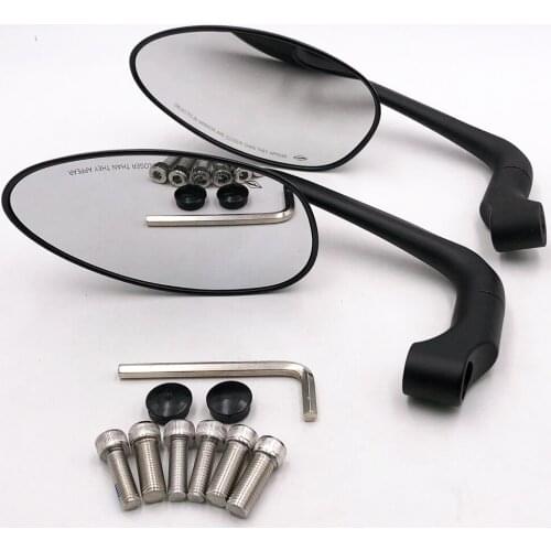 Motorcycle rearview mirror Retro modified mirrors General purpose large mirror large field of view rearview mirror Metal mirror