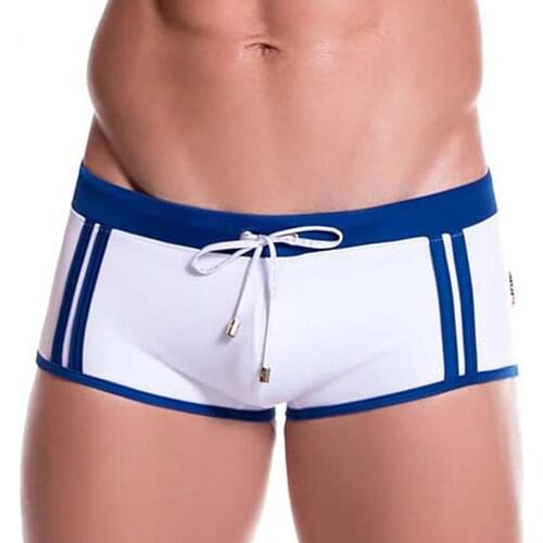 Mens sexy low waist swimwear swim trunks new men surf beach boxer swim briefs boxers sports bikini men swimsuit bathing suits