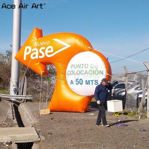 Deft designed Inflatable Arrowhead sign,Direction card wall,Direction indication advertising symble for sale