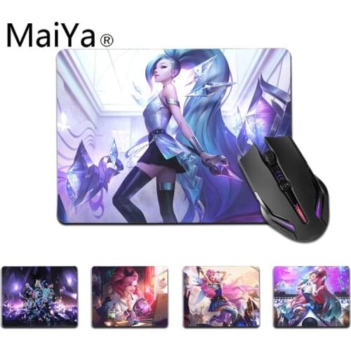 Maiya Top Quality League of Legends Seraphine Rubber Mouse Durable Desktop Mousepad Top Selling Wholesale Gaming Pad mouse