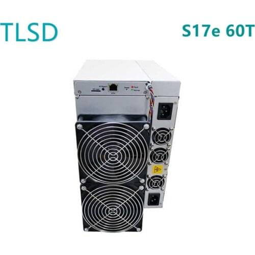 TLSD Used Antminer S17e 60T Bitcoin Mining Machine with Power Supply