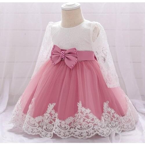 Gorgeous Baby Girls Events Party Wear Tutu Infant Christening Gowns Childrens Princess Dresses For Girls Toddler Evening Dress
