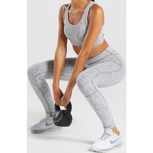 CHRLEISURE Push Up Leggings High Waist Pants Fitness Clothing Women Butt Lift Gym Printing Scrunch Leggings Leggings Girl