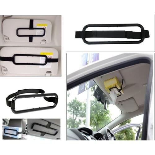 1PCS elastic belt car sun visor chair back tissue box cover hanging clip Universal auto accessories for
