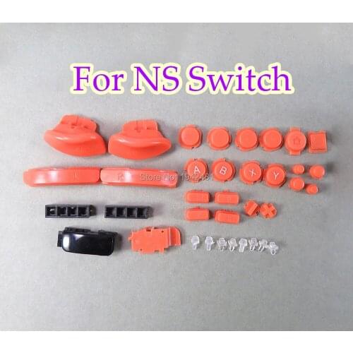 20sets Black Replacement For Nintend Switch Joycon Left Right For Switch Joy con L R ZL ZR Button ABXY D-Pad Button SL SR Button