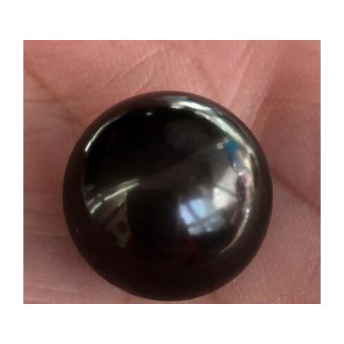 Free shipping Noble jewelry 12-13mm huge AAA ++ tahitian black green loose pearl half drill