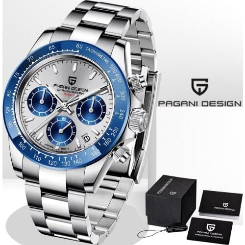 PAGANI Design Quartz Watch Focus on Mens Top Luxury Brand Watch Mens Fashion Sapphire Glass Stainless Steel Waterproof Watches