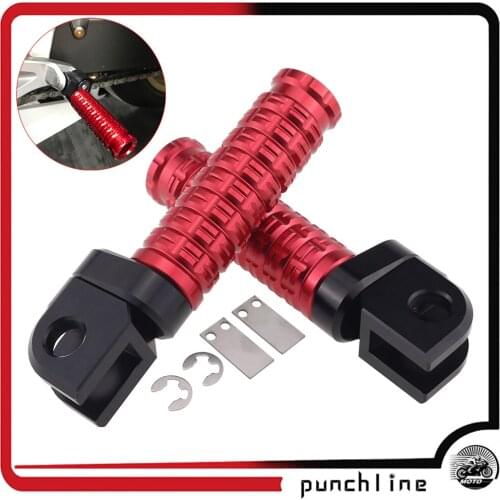 For KAWASAKI ER-6N ER-6F VERSYS 650 Versys 1000 Versys-X 300 Versys-X 250 ZR7S ZR 7 ZRX-II 400 Rotating Front Footpegs Foot Pegs