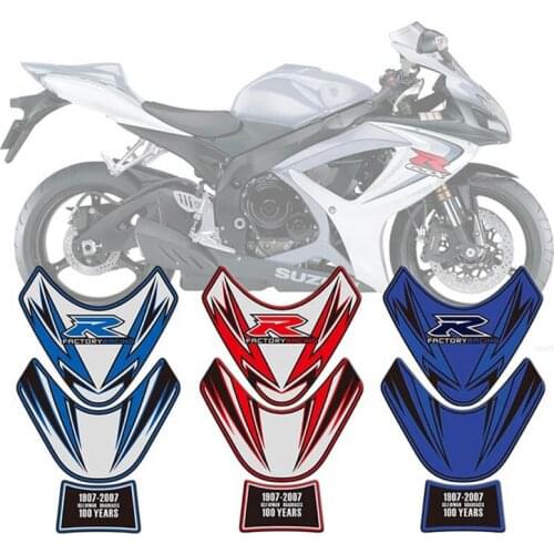 For Suzuki GSXR 600 750 Motorcycle Gas Cap Fuel Tank Pad Sticker Protection 2007