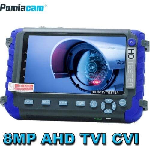 IV8C Upgraded 8MP 5MP AHD TVI CVI CVBS Analog Security Camera Tester Monitor IV8C HD CCTV Tester