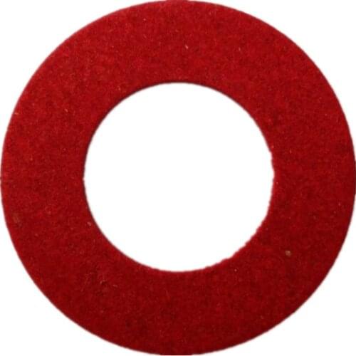 20/100pcs M2 M2.5 M3 M4 M5 M6 M8 M10 M12 M14 M16 Red Steel Paper Insulating Flat Washer Insulation Plain Gasket Pad Ring Spacer