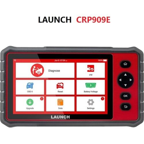 2021 Hot L.AUNCH CRP909E OBD 2 car fault decoder auto diagnostic instrument Obd2 CRP 909E multilingual version DHL free shipping